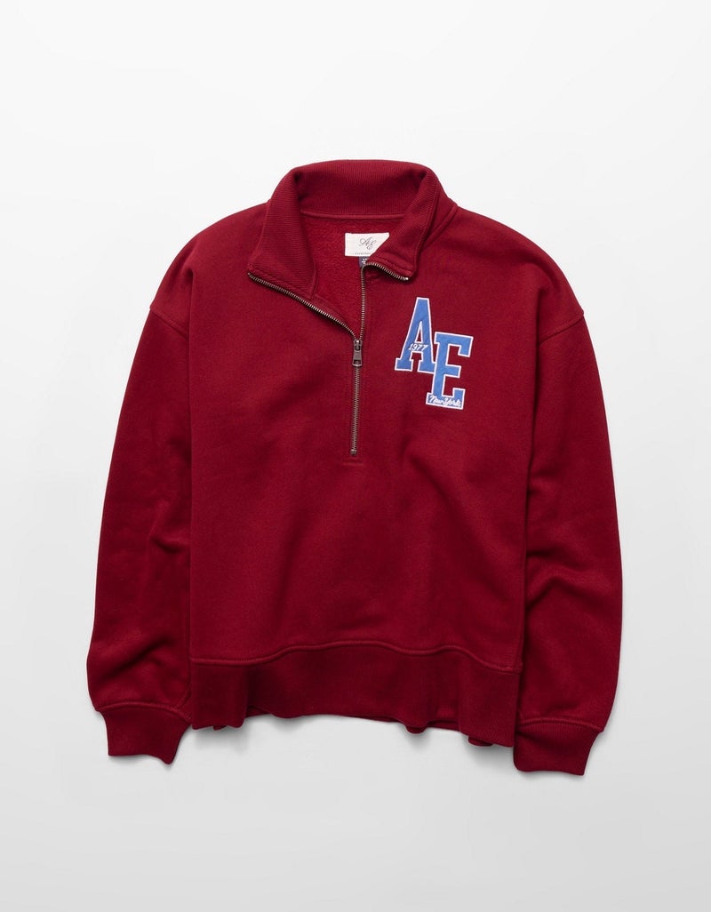 American Eagle AE Everyday Luxe Quarter-Zip Sweatshirt - Image 4