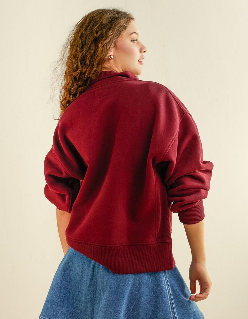 American Eagle AE Everyday Luxe Quarter-Zip Sweatshirt - Image 2