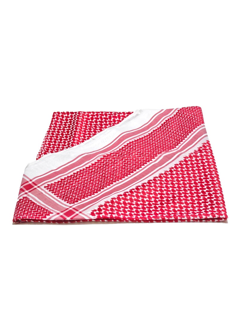 GALADUNE Classic Casual  Men's Red shemagh, Premium Cotton Blend Material A46  - Image 5