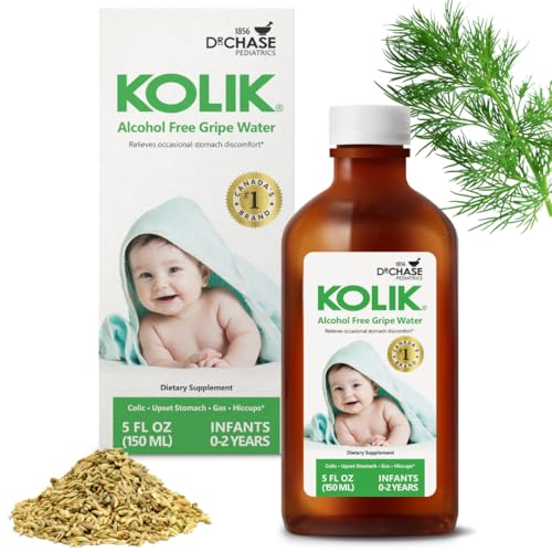 Dr. Chase Kolik ماء كوليك خالي من الكحول - تخفيف مغص الأطفال - ماء مغص للأطفال والرضع - تخفيف غازات الأطفال من التقلصات، عدم الراحة في المعدة، والفواق - أساسيات حديثي الولادة - 150 مل (5 أونصة سائلة) - Image 1