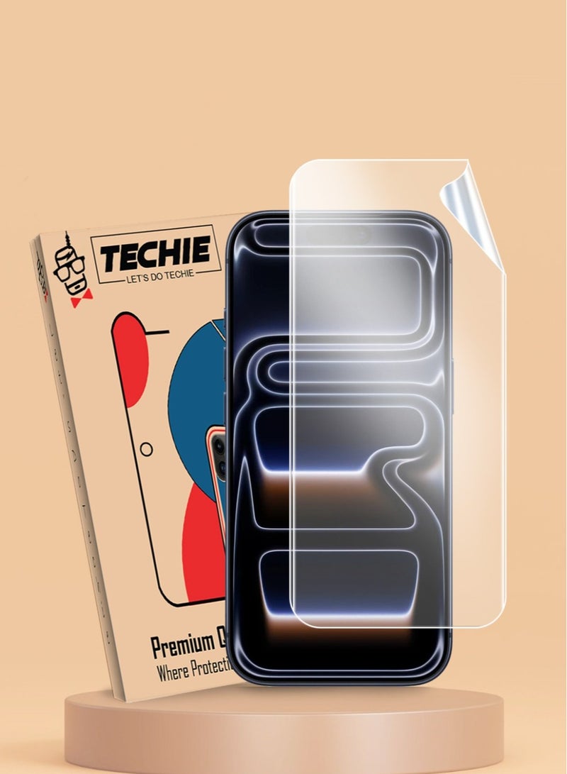 Techie iPhone 17 Pro Screen Protector – Matte HD Hydrogel Film, Explosion-Proof, Full Coverage, Anti-Scratch, Bubble-Free, Easy Installation (Hoco Series) - Image 1