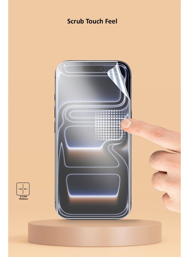 Techie iPhone 17 Pro Screen Protector – Matte HD Hydrogel Film, Explosion-Proof, Full Coverage, Anti-Scratch, Bubble-Free, Easy Installation (Hoco Series) - Image 4