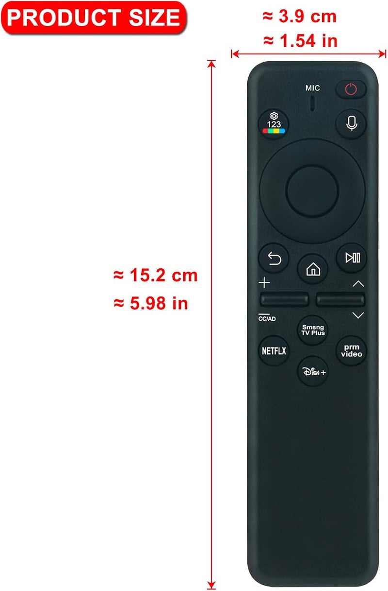 Allimity BN59-01432A Voice Remote Replacement for 2023 Models Samsung Smart TVs LS03CB Q70C QN85CD CU7000 QN90C QN85C Q70C Q60C Series TVs - Image 1