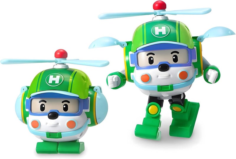 Robocar Poli Robocar Poli - Transformable Héli figure - robot or helicopter - 10 cm - nursery toy  - Image 1