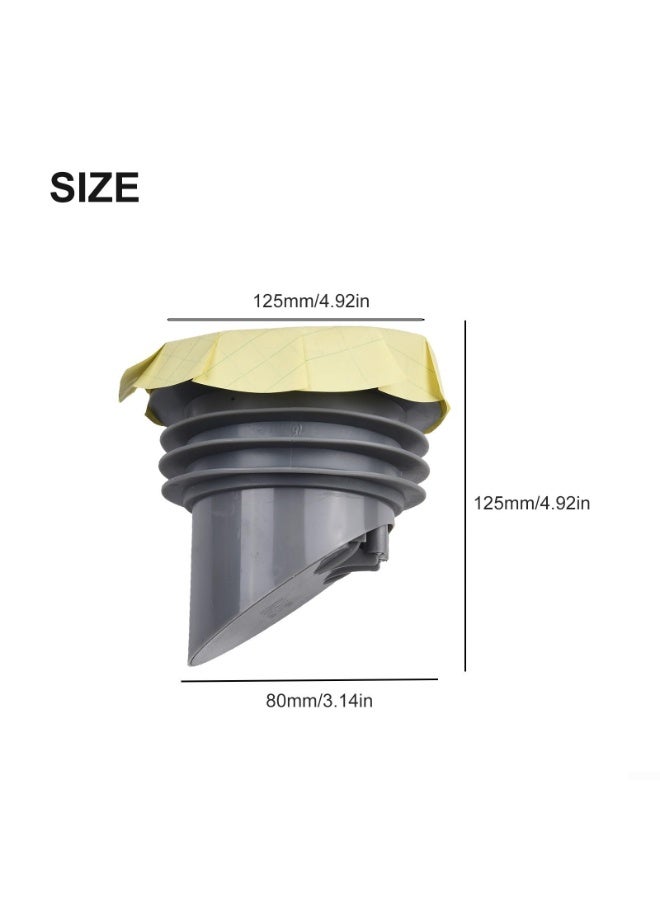 Daytoyz Toilet Flange Sealing Ring With Anti Backflow Valve LeakProof Rubber Accessories for Home Bathroom - Image 2