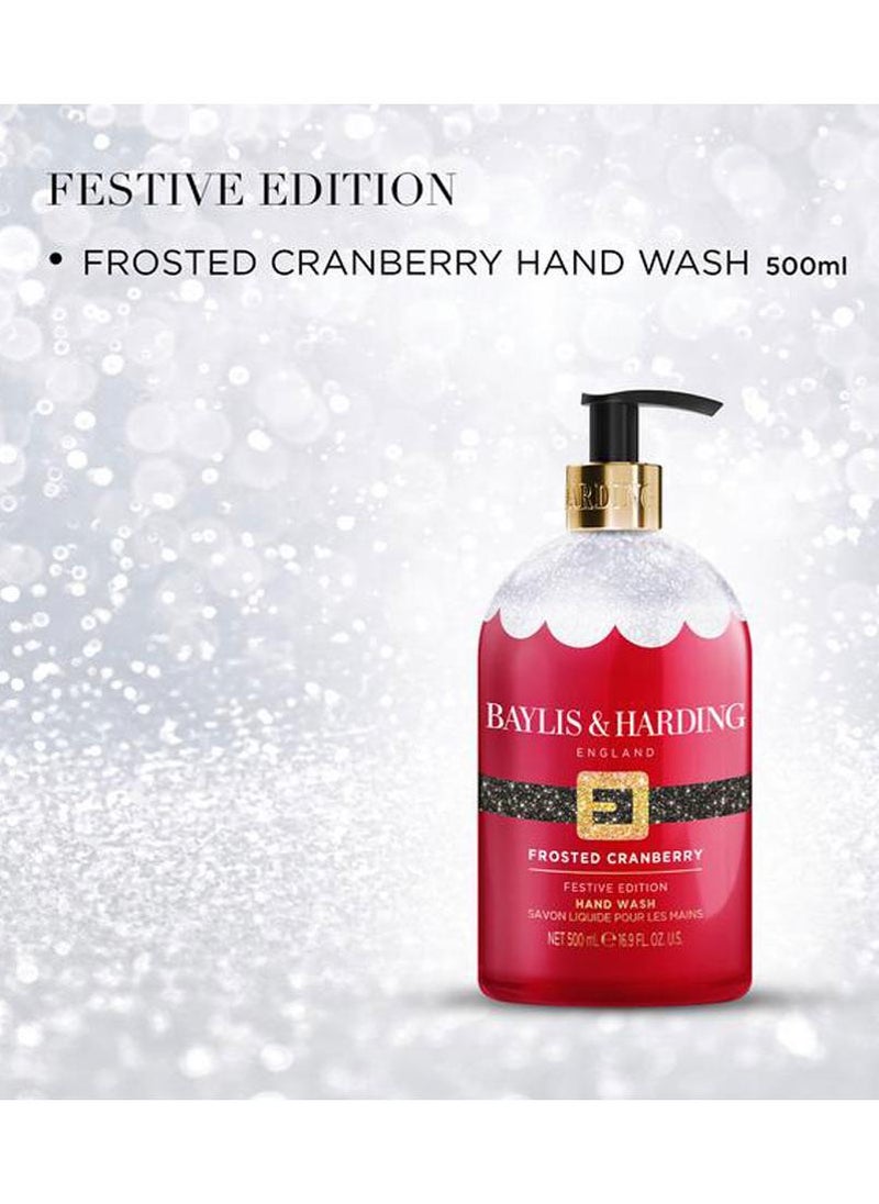 بايليس & هاردينج غسول اليدين الاحتفالي برائحة التوت البري المُثلّج من بايلس آند هاردينغ، ٥٠٠ مل | تصميم جذاب على شكل زجاجة سانتا كلوز | صابون يدين لعيد الميلاد بإصدار محدود | تركيبة مُرطبة ولطيفة | مناسب للنباتيين - Image 2