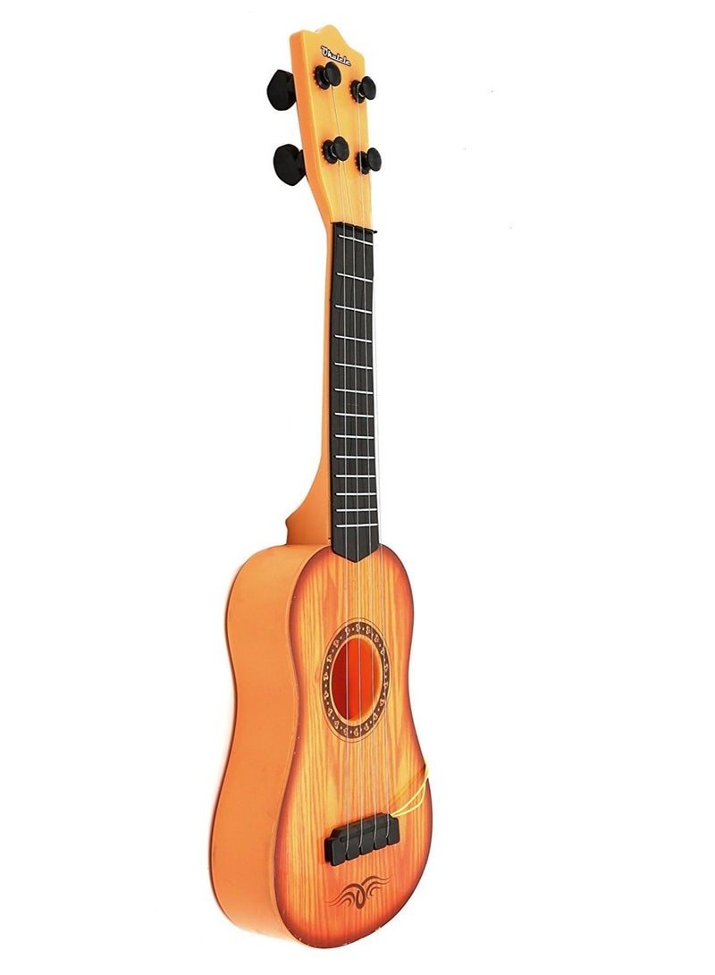 Eco friendly 4 String Guitar Ukulele Toy for Kids | Educational Musical Instrument with Safe Non Toxic Paint  - Image 2
