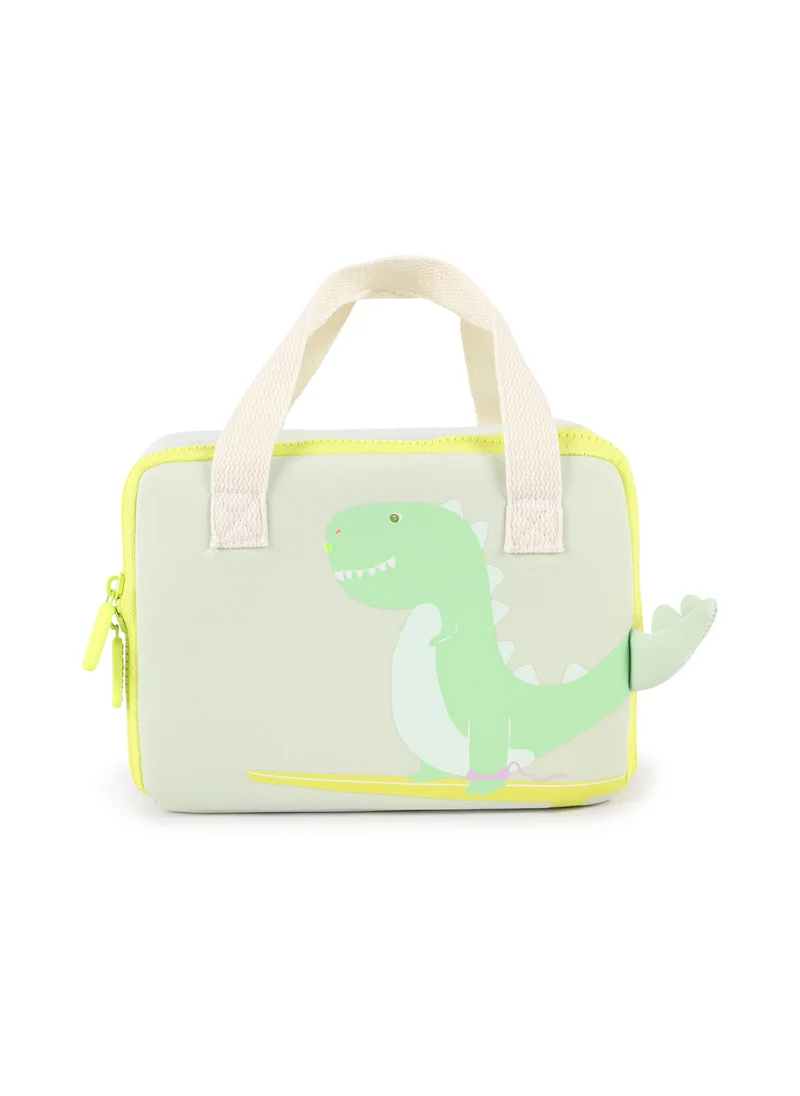 SUNNY LIFE Neoprene Lunch Bag Surfing Dino - Ice Mint