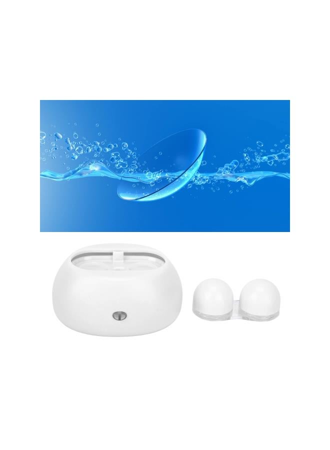 WYBOT Contact Lens Cleaner Small Portable Travel Rapid Vibration Electric Automatic Contact Lens Cleaner Machine for Soft Contact Lenses for Travel Home Use(White) - Image 3