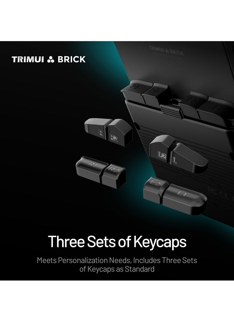 وحدة تحكم الألعاب المحمولة Trimui Brick T3040 مفتوحة المصدر Allwinner A133P PowerVR GE8300 مقاس 3.2 بوصة IPS شاشة كاملة الملاءمة ميكروفون أحادي مدمج 3000 مللي أمبير في الساعة