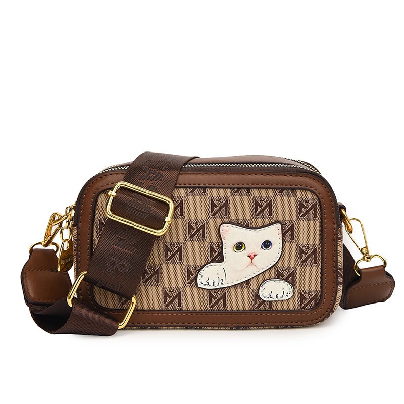 Underarm Bag For Women 2024 Autum New Classic Versatile Shoulder Bag Niche Design Small Square Bag Presbyopic Crossbody Bag - Image 1