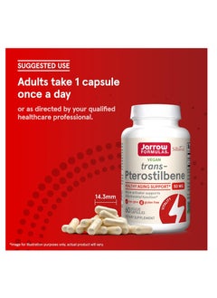 jarrow formulas Trans-Pterostilbene (50 mg)- 60 Veggie Caps  - Image 5