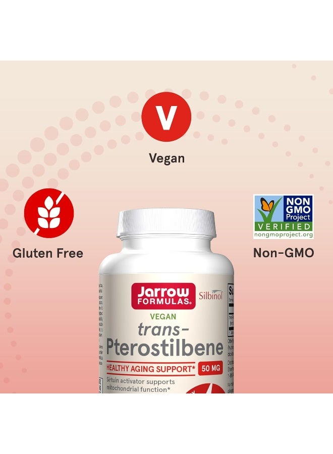 Jarrow Formulas Trans-Pterostilbene (50 mg)- 60 Veggie Caps - Image 5