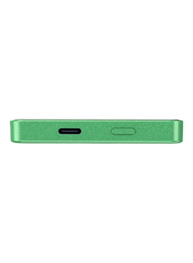 Raxoom 5000.0 mAh Magnetic Power Bank For iPhone 12/12 Pro/12 Pro Max Green - Image 3