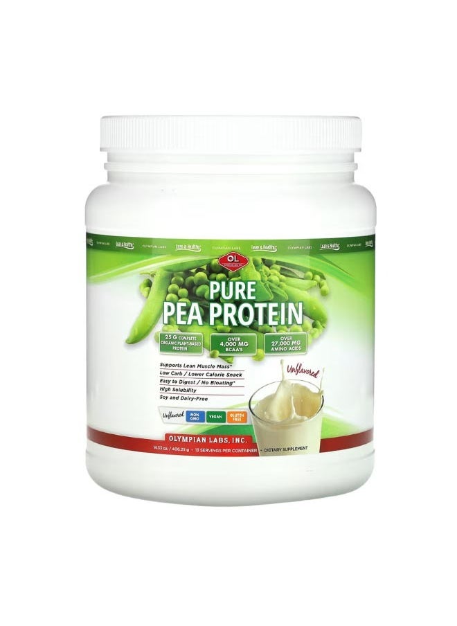 Olympian Labs Pure Pea Protein Unflavored  14.33 oz 406.25 g  - Image 1