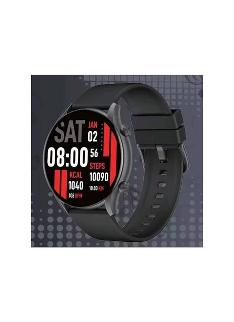 Kieslect Kr Calling Watch, Stable BT 5.2 Calling, 3D Fullview Colorful Display, Double Straps - Black