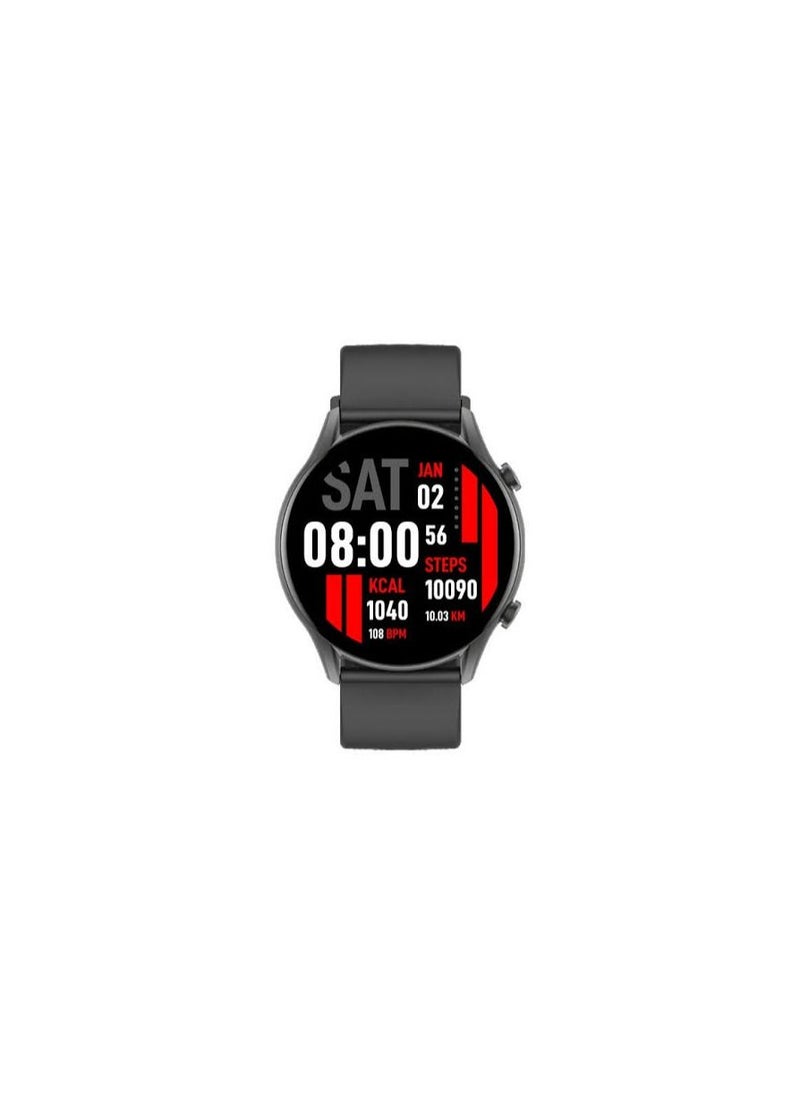 KIESLECT - Kieslect Kr Calling Watch, Stable BT 5.2 Calling, 3D Fullview Colorful Display, Double Straps - Black - Image 1