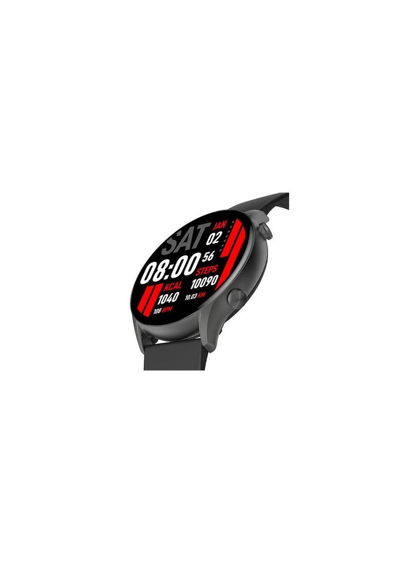 KIESLECT - Kieslect Kr Calling Watch, Stable BT 5.2 Calling, 3D Fullview Colorful Display, Double Straps - Black - Image 1