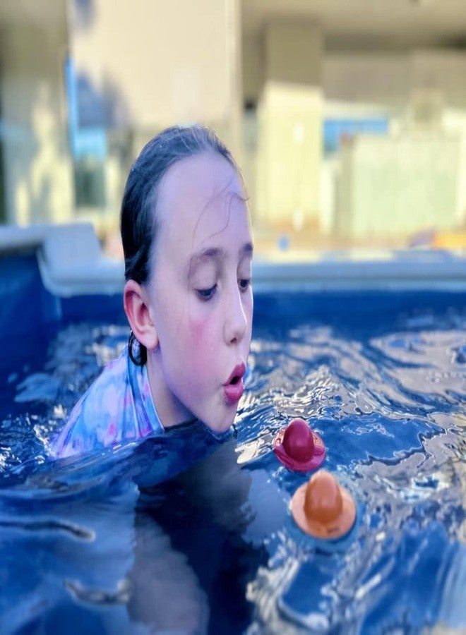 Fitfix® Swimming Egg Flips - Pack of 10 PS - ABS Material - Teach Correct Breathing Technique Swim Training Tool for Kids and Adults Made in India - Image 3