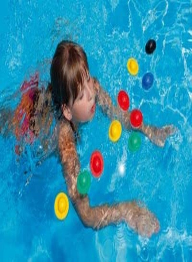 Fitfix® Swimming Egg Flips - Pack of 10 PS - ABS Material - Teach Correct Breathing Technique Swim Training Tool for Kids and Adults Made in India - Image 2