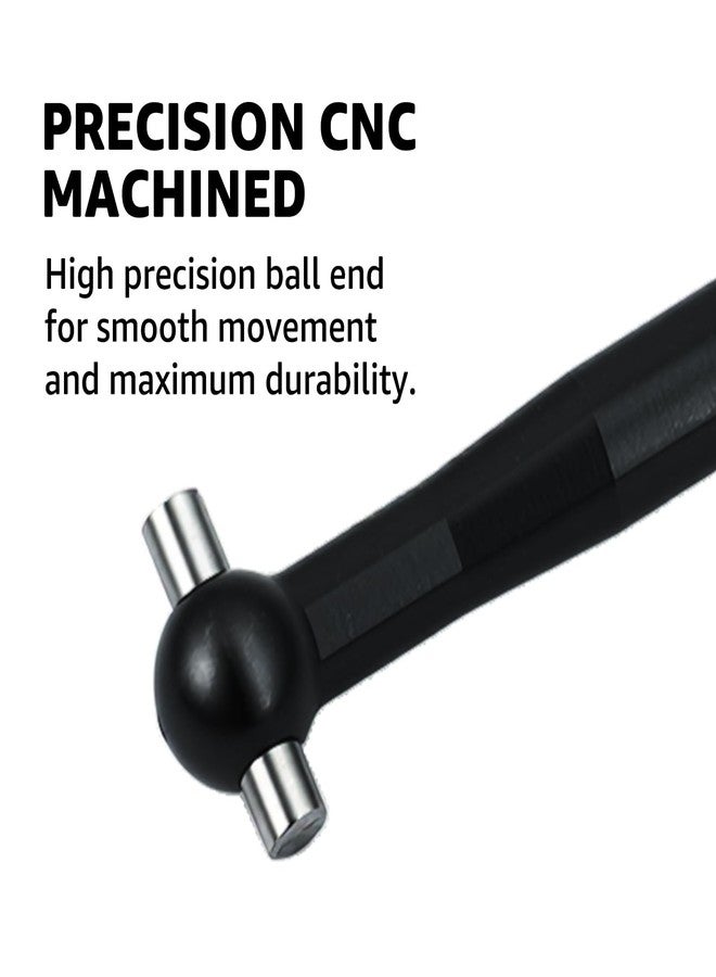 POLANTA #45 Steel CVD Driveshaft Front Rear Drive Shafts Set for Arrma 1/16 Mini Kraton 3S,Drive Shaft Thickened Upgraded Version,Replace ARA-2668 (Black) - Image 4