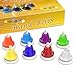 Facmogu Desk Bells 8 Notes Diatonic Metal Hand Bells Rainbow Music Bells Musical Learning Teaching Percussion Instrument Holiday Birthday Gift - Image 3