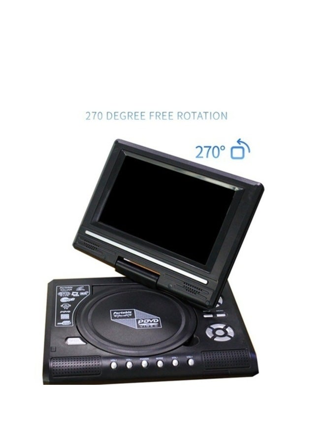 Direct Sale 7.8 Inch Portable DVD EVD Player With TV/FM/USB/game Function-Body Color:Black European Gauge - Image 5