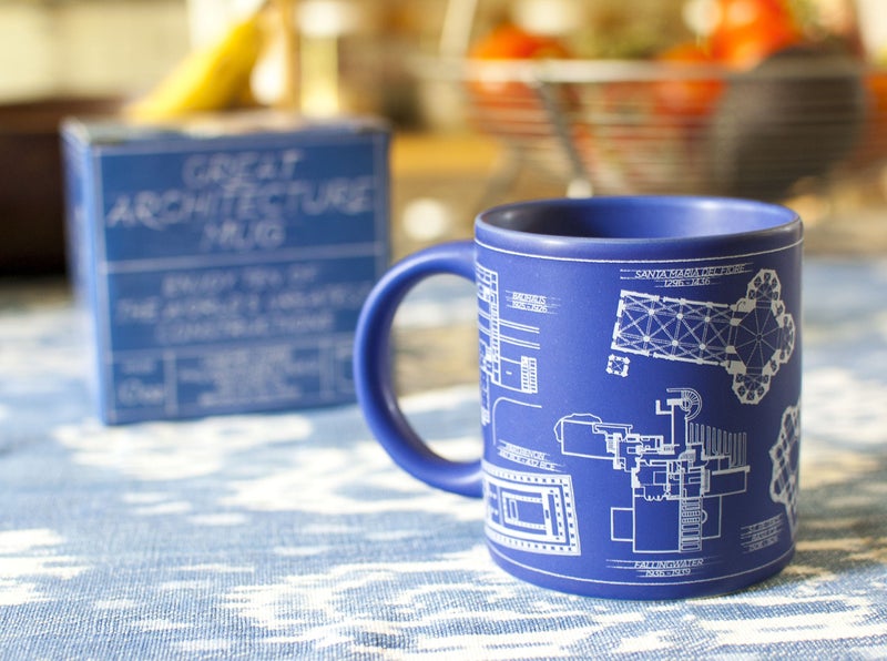 The Unemployed Philosophers Guild Architecture Coffee Mug - Architectural Drawings of Famous Buildings - from Classic to Classical - Comes in a Fun Gift Box - Image 4
