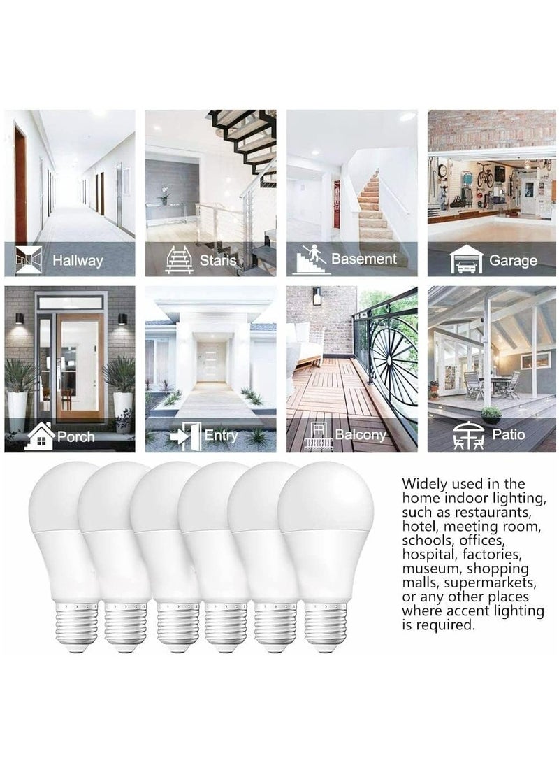 لمبة إضاءة LED 9 وات 12 وات 18 وات، عبوة من 10 قطع، غير قابلة لتعديل الضوء، قاعدة E27، ضوء نهاري 6500 كلفن، أبيض بارد - Image 3