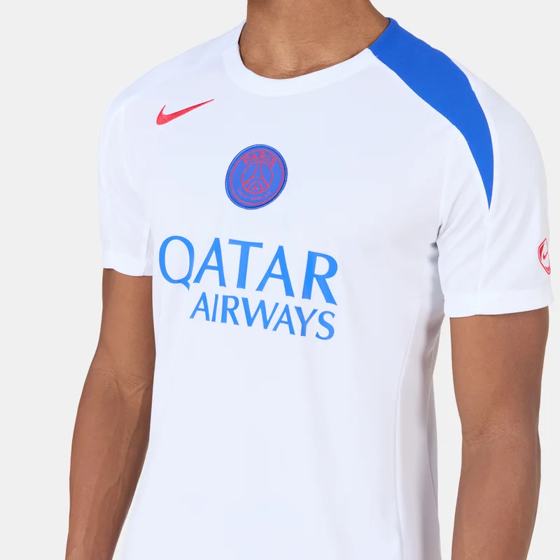 Nike White Men's Paris Saint-Germain Strike Third Total 90 Football Top for Men | Best Price UAE