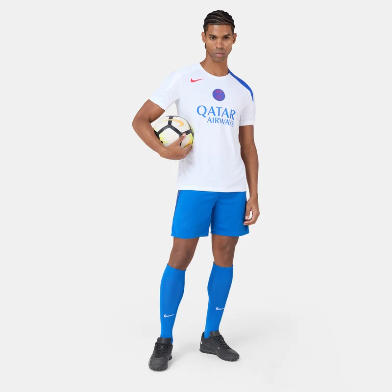 Nike White Men's Paris Saint-Germain Strike Third Total 90 Football Top for Men | Best Price UAE