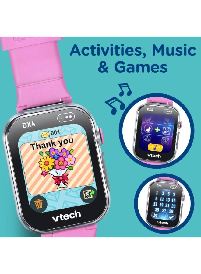 VTech KidiZoom Smartwatch DX4 Pink - Camera & Games, Video Recorder, Voice Changer - Image 2