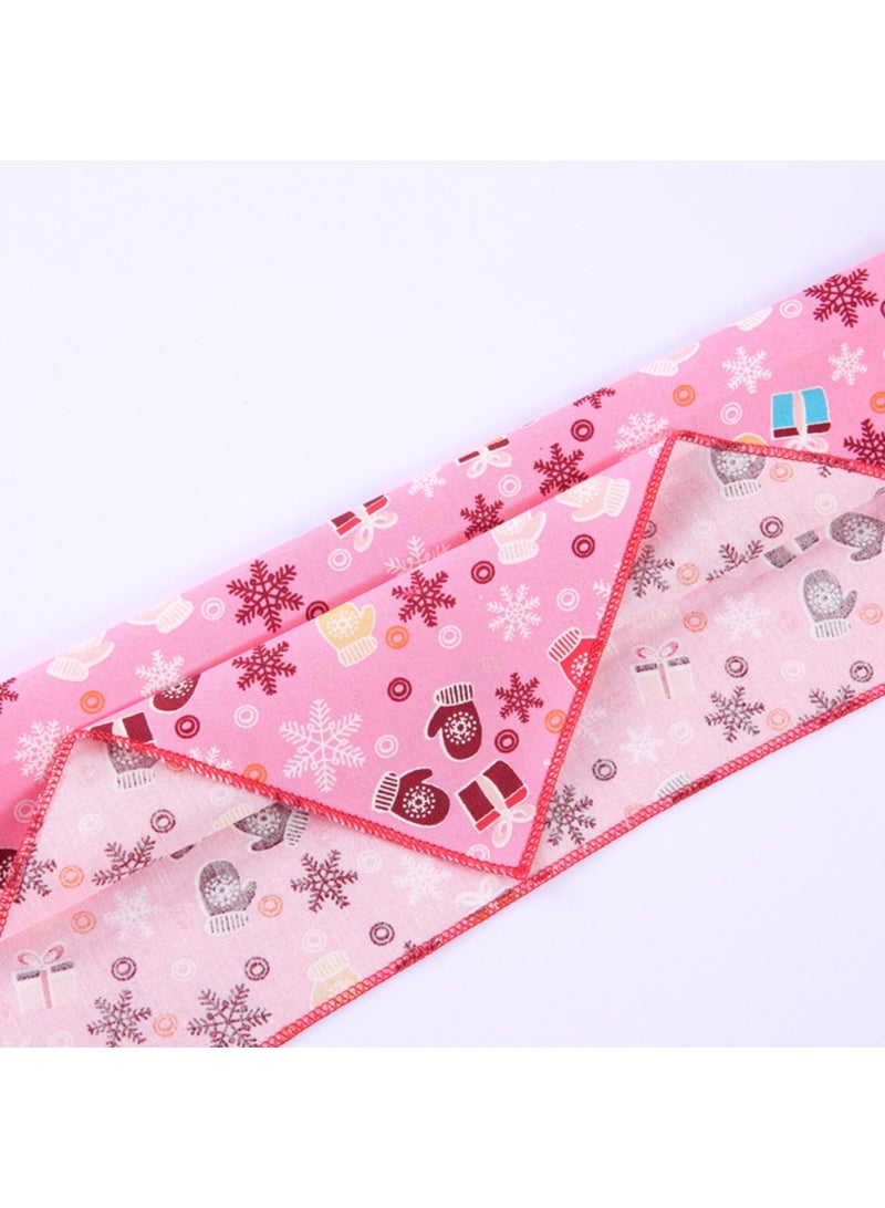 مناديل عيد الميلاد للكلاب - عبوة من 4 مناديل زينة للكلاب، مناسبة للأولاد والبنات، أوشحة مثلثة ناعمة قابلة للعكس ومرايل، مناديل زينة لعيد الميلاد للحيوانات الأليفة، هدية مثالية للجراء والقطط الصغيرة والمتوسطة والكبيرة. - Image 4