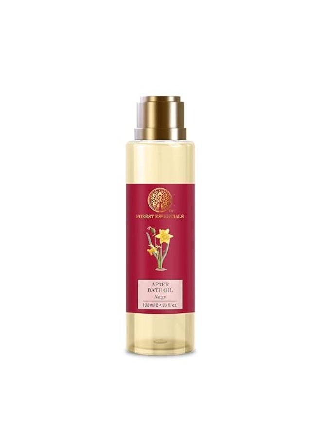 Forest Essentials After Bath Oil Nargis | After Shower on Wet Skin | Keeps Skin Hydrated | For Lightly Scented & Soft Skin | For Daily Use - Image 1