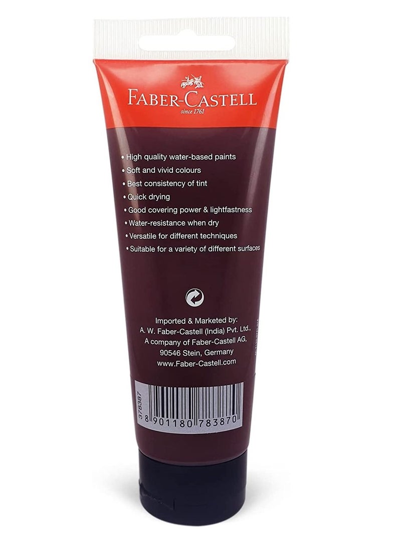 FABER-CASTELL - Acrylic Color Paint 120ml Burnt Ochre - Image 1