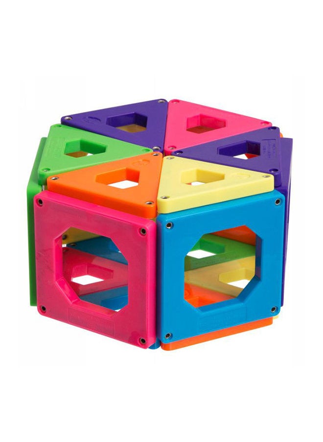 Discovery Mindblown 24 pcs STEM Magnetic Tile Set Educational Toys for Kids 4+ Years  - Image 2