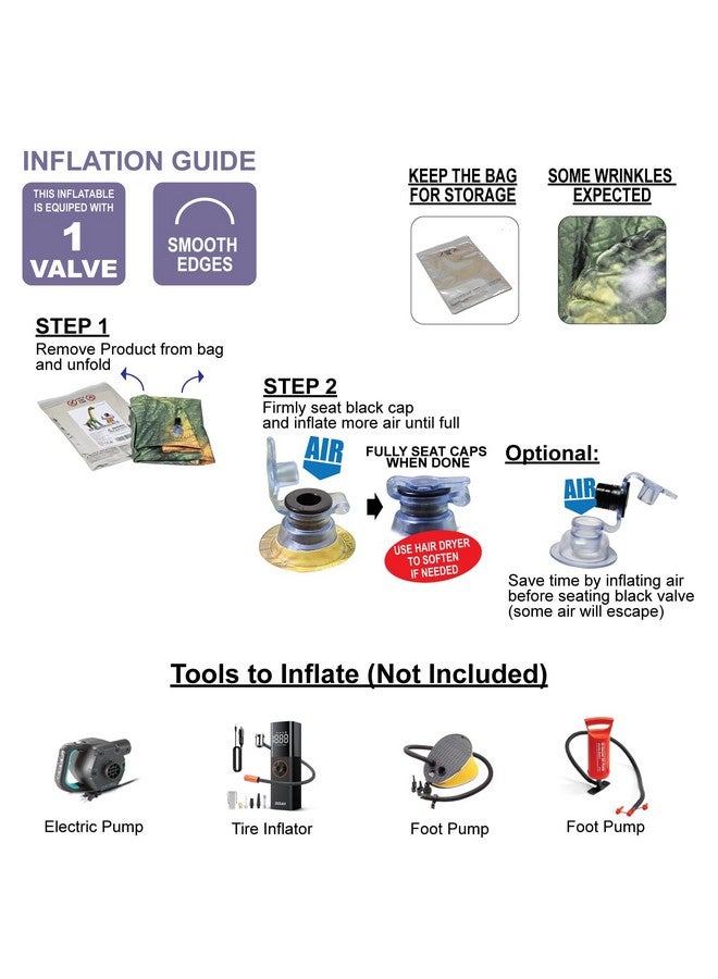 Jet Creations أسد ذكر ملك أفريقيا تمثال الحياة البرية سفاري 36" قابل للنفخ قائم بذاته - Image 3