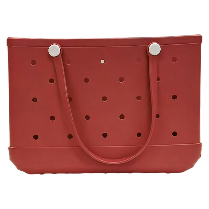 EVA Beach Bag Large Capacity Waterproof Quick-Dry Hollow-Out Handbag - Image 5
