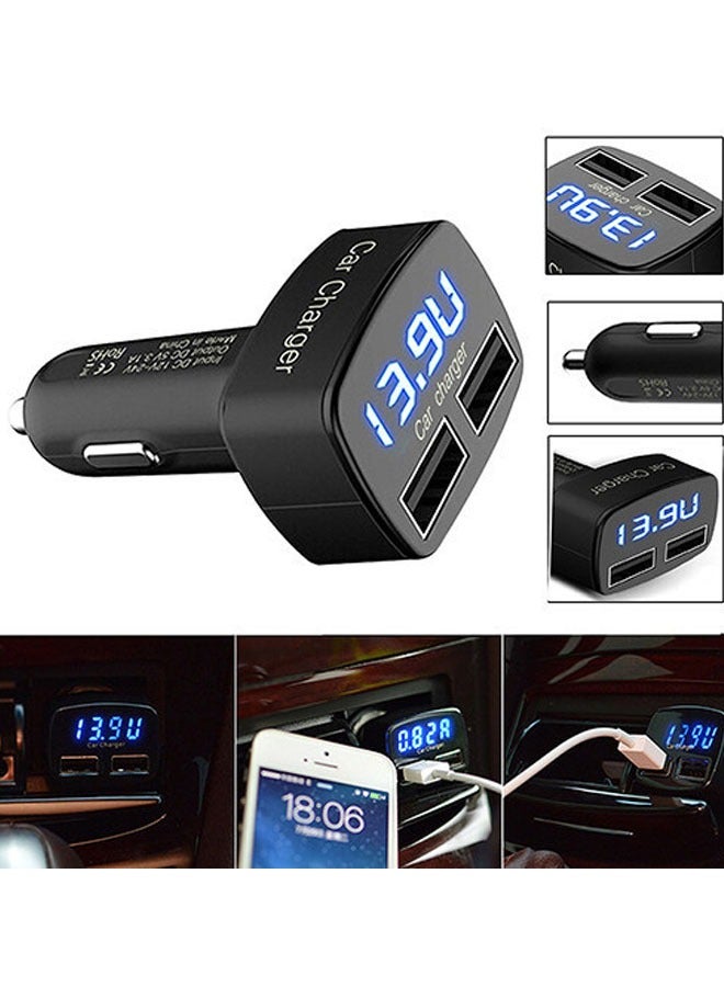 عام محول شاحن سيارة USB C بتيار 3.1A وشاشة عرض الجهد، 30% إمدادات الطاقة السريعة لشحن نوع C من مدخل ولاعة السجائر، شحن سريع 3.0 (PD&QC)، وشاشة عرض بطارية فولتميتر. - Image 5