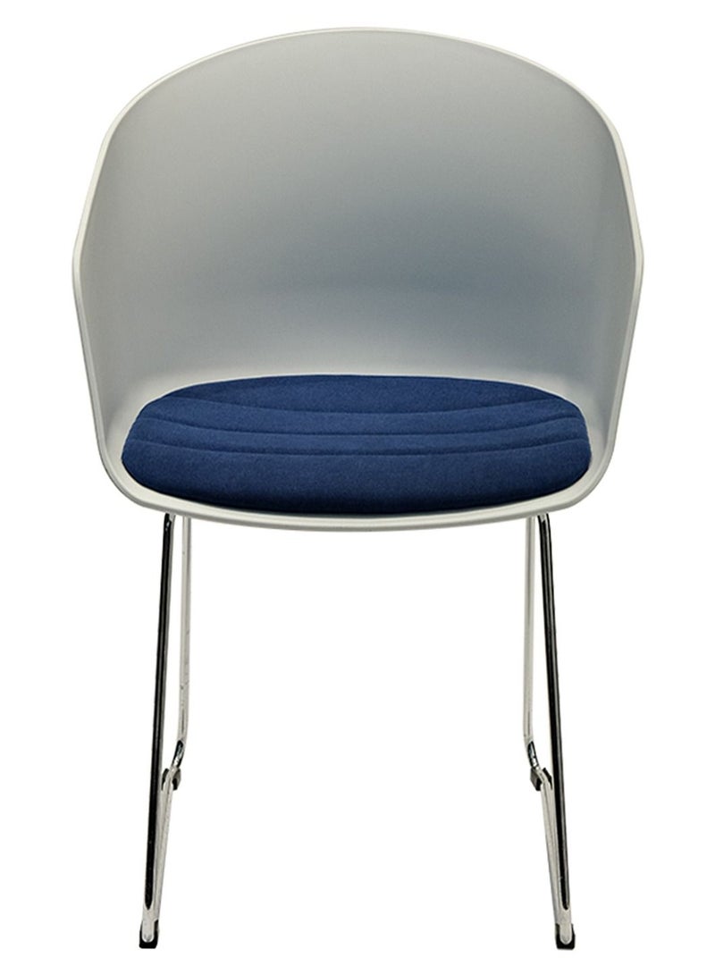 HUIMEI Huimei  ML-DM-414-2 Stylish Dining Chair Grey/Blue  - Image 2