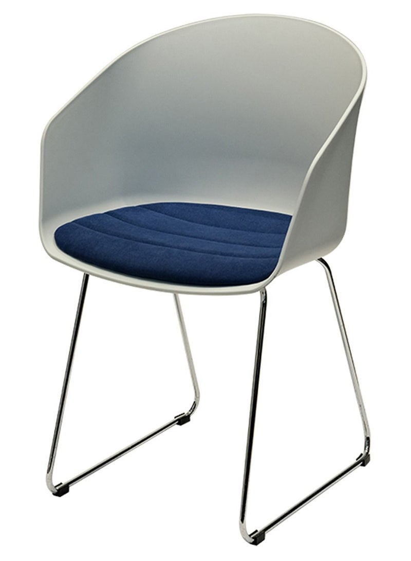HUIMEI Huimei  ML-DM-414-2 Stylish Dining Chair Grey/Blue  - Image 1