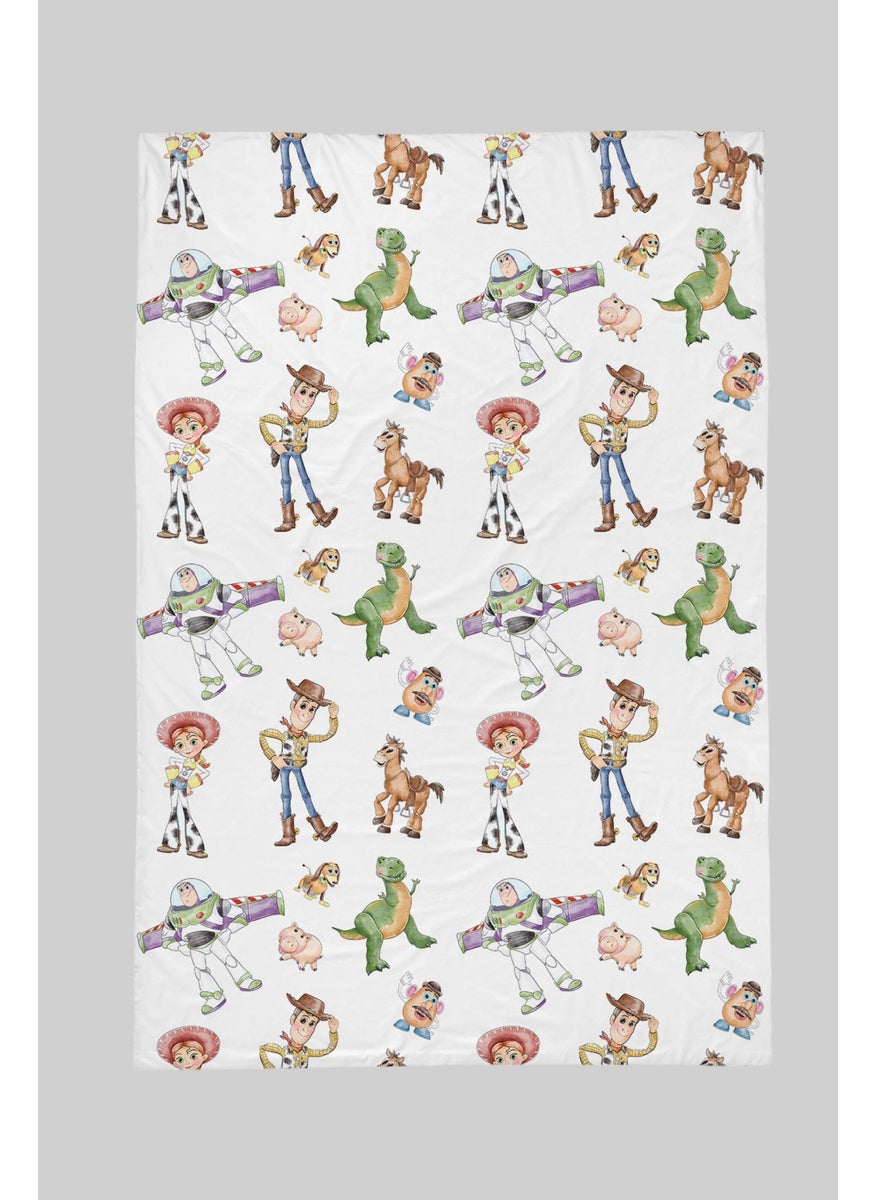 Tuğba Kuğu - Printed Flat Sheet 120 x 180 cm - Cartoon Series - Toy Story - Image 1