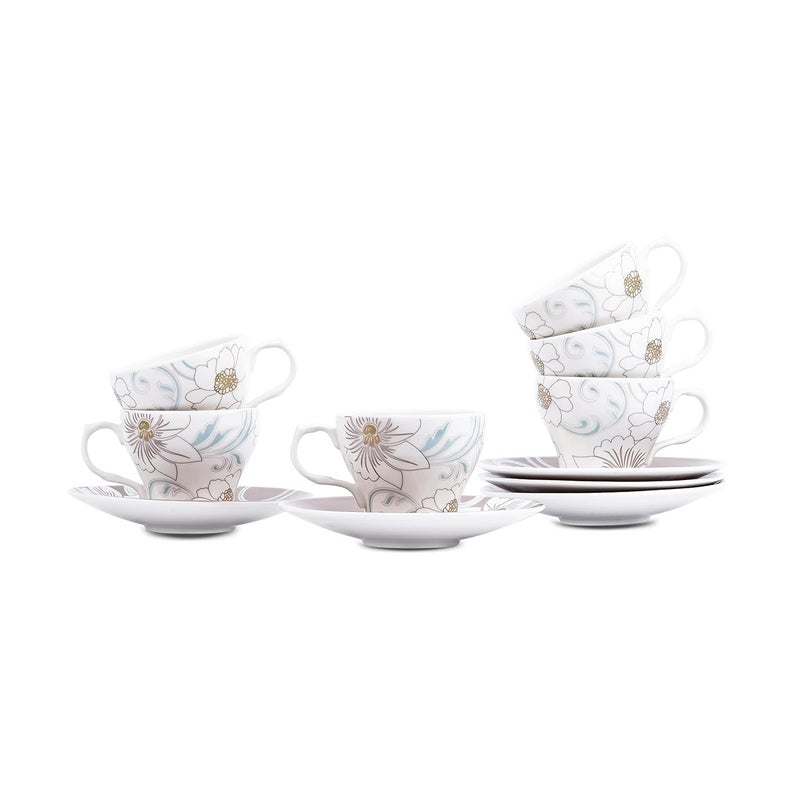 Dandy lines England by DATA Dandy Lines Liza Jodhpur Bone China Tea Cups Mugs 50035 Pack of 12 - Image 2