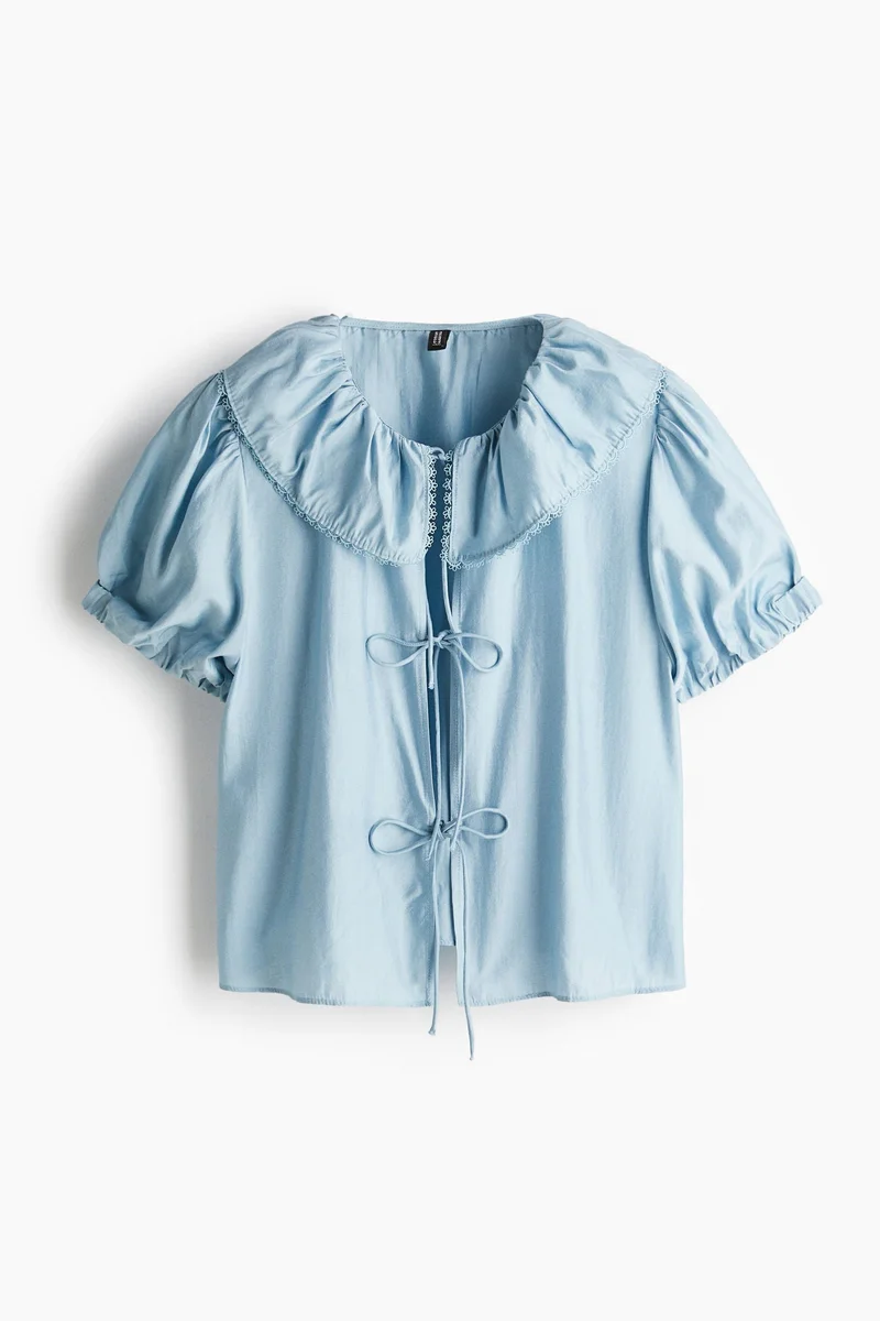 H&M Tie-front blouse