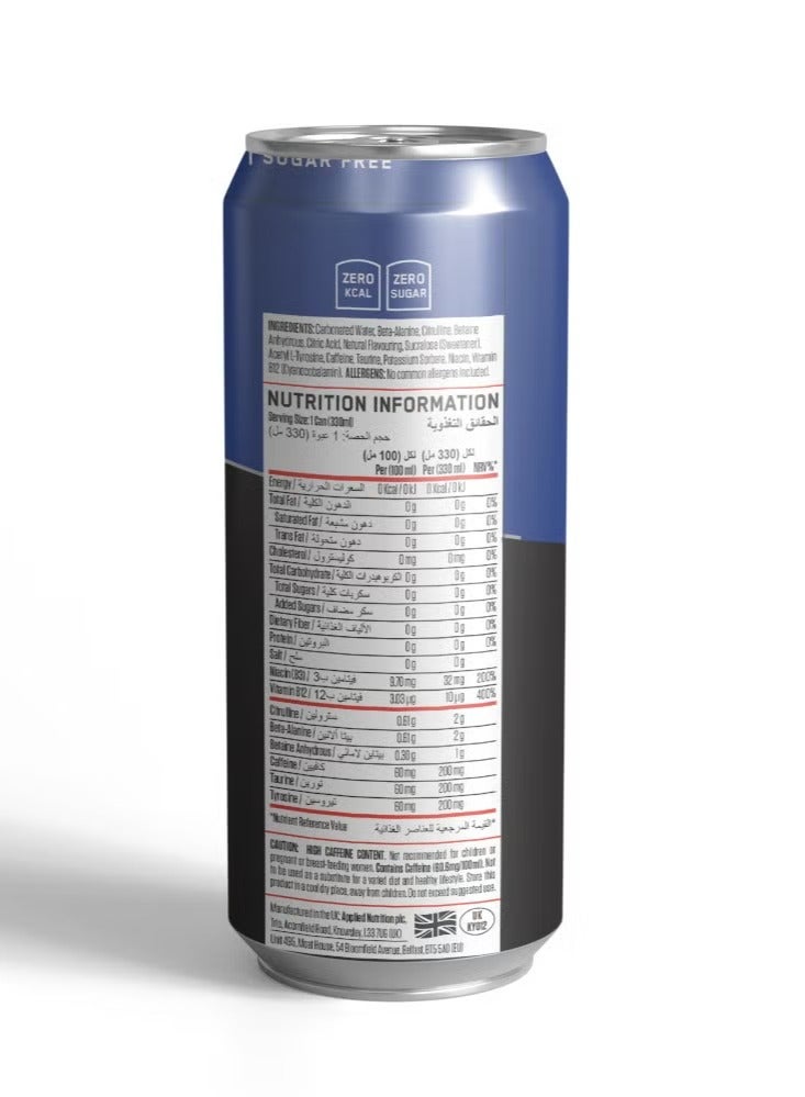 Applied Nutrition Applied Nutrition ABE Ultimate Pre Workout Drink, Increases Physical Performance, Contributes to the Reduction of Tiredness & Fatigue, Energy Flavor-330 ml - Image 3