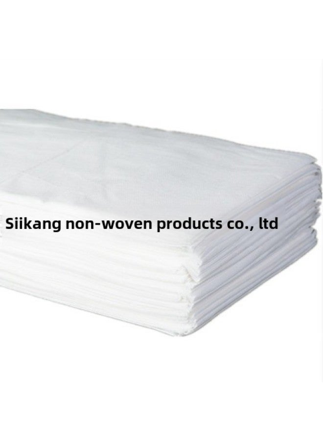 Beauty Salon Thickened Disposable Bed Sheet Non-woven Folding Breathable Care Pad Massage Single Cross Hole Sheet Pack-Color:White (cross Hole)-Specifications:80*190cm (thick) - Image 5