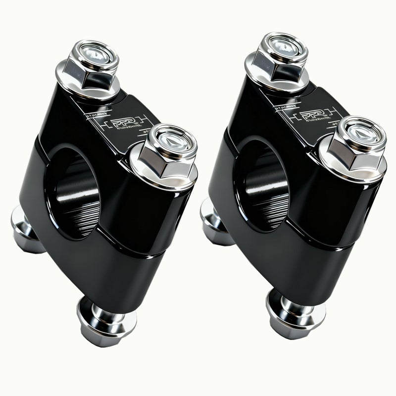 PPR PIT PRO RACING 7/8" 22mm Handlebar Risers, Mini Bike Motorcycle Handlebar Mount Clamp Compatible with MBX10 MBX11 TaoTao DB100 Coleman BT200X RB100 Moto 80 105 Pit Dirt Bike Parts - Image 1