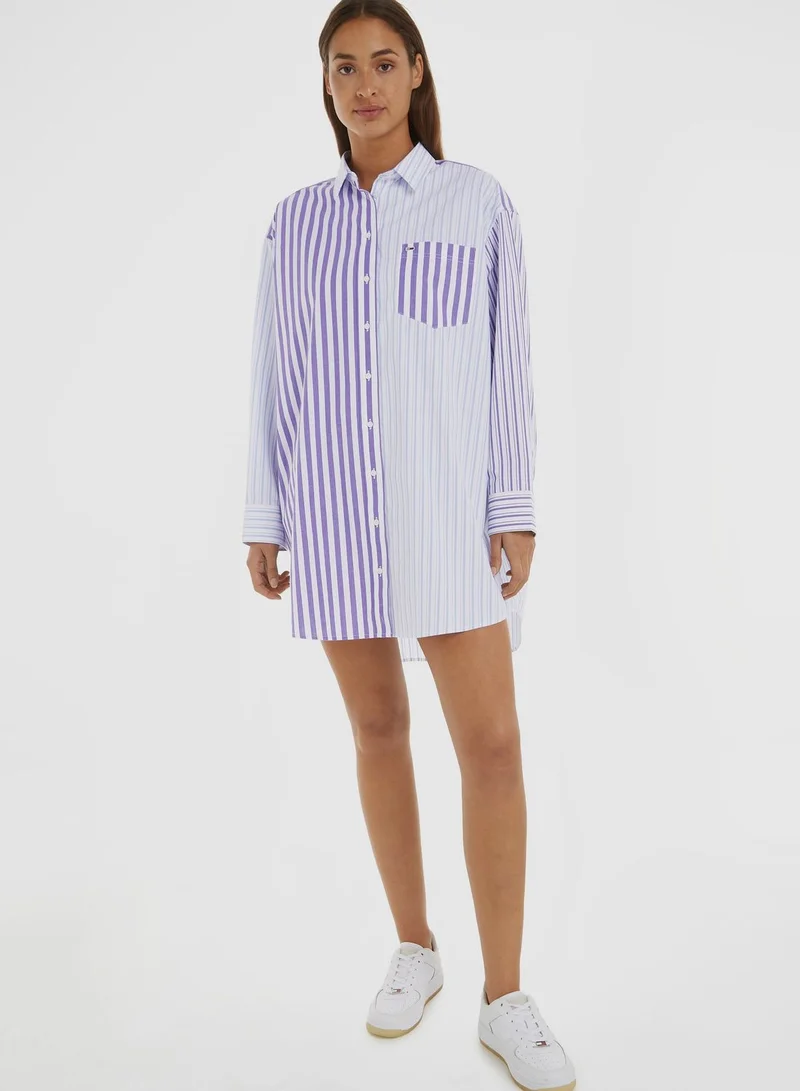 TOMMY JEANS Striped Pocket Detail Shirt