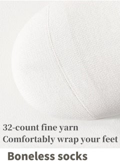Lullaxx Lullaxx Women's 100% Cotton Mid-Calf Socks (6 Pairs) – Breathable, Sweat-Wicking, Odour-Resistant Casual Socks for Gym & Daily Wear, Assorted Colors, Anti-Bacterial Elastic Design, UAE Trendy Socks  - Image 3
