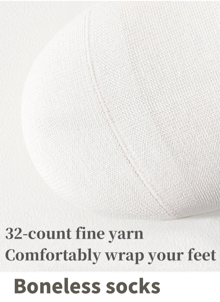 Lullaxx Lullaxx Women's 100% Cotton Mid-Calf Socks (6 Pairs) – Breathable, Sweat-Wicking, Odour-Resistant Casual Socks for Gym & Daily Wear, Assorted Colors, Anti-Bacterial Elastic Design, UAE Trendy Socks  - Image 3